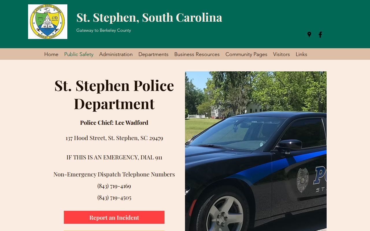 St. Stephen warrant records and official town police ticket link